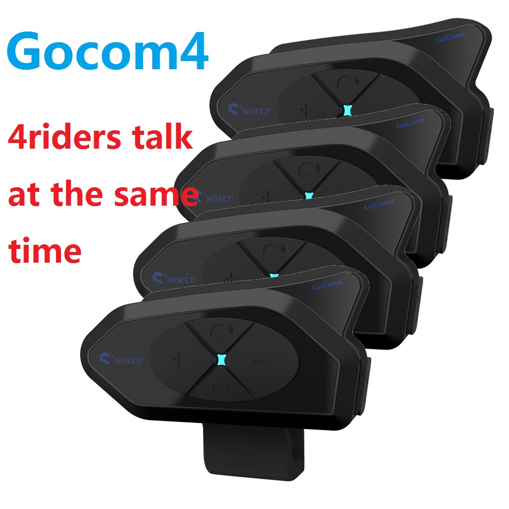 Universal Motorcycle Helmet Intercom Headset - GOCOM4 helm interkom Bluetooth sepeda motor,