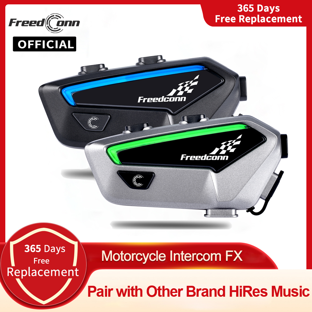 Universal Motorcycle Helmet Intercom Headset - Headset Helm Bluetooth Interkom Sepeda Motor
