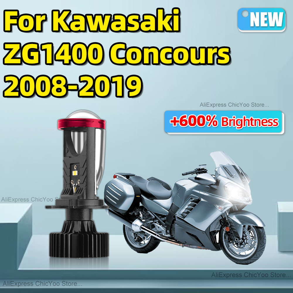 Lampu depan sepeda motor LED,  - Universal Motorcycle Led Headlight Projector ulasan dan harga