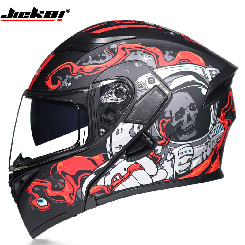 Helm Full Face Anti-Kabut Lens - Full Face Motorcycle Helmet With Bluetooth ulasan dan harga
