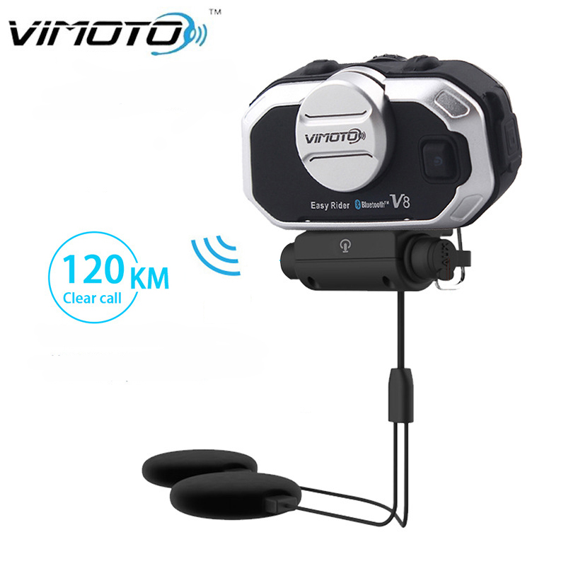 Vimoto V8 Headset Helm Sepeda  - Full Face Motorcycle Helmet With Bluetooth ulasan dan harga