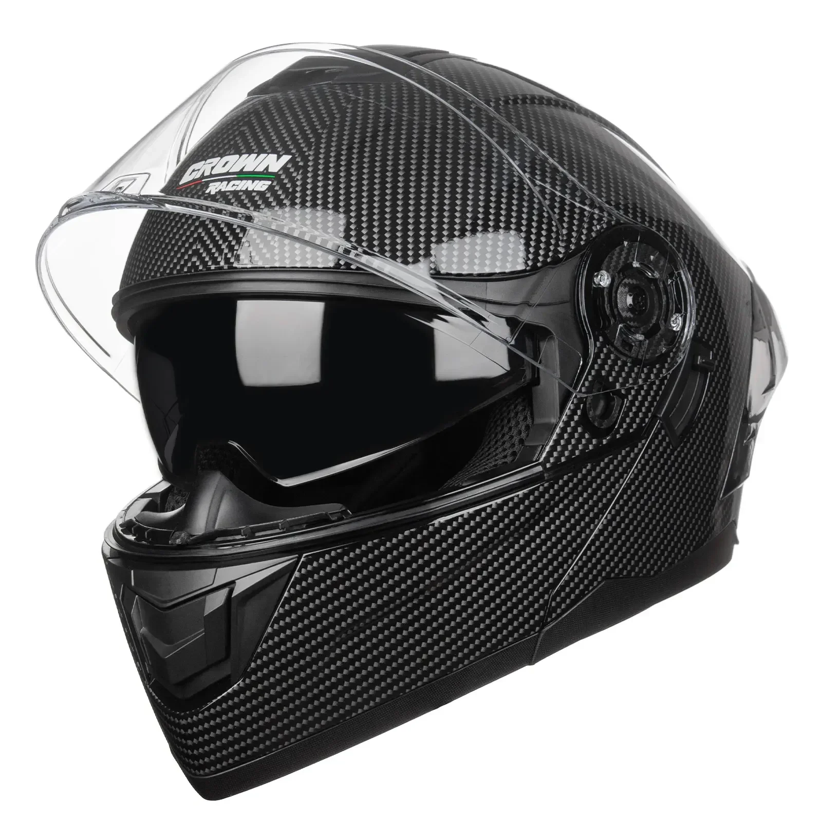 Helm Motor Modular Crown Racin - Dual Visor Motorcycle Racing Helmet ulasan dan harga