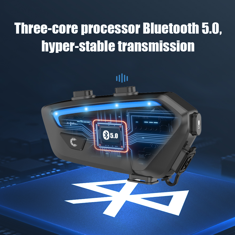 Headset Helm Bluetooth Interko - Universal Motorcycle Helmet Intercom Headset ulasan dan harga